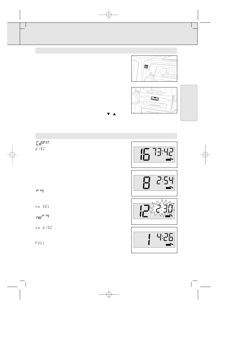 Radio lecteur de cd, Fran ç ais | Philips Magnavox AZ 2755 User Manual | Page 25 / 47