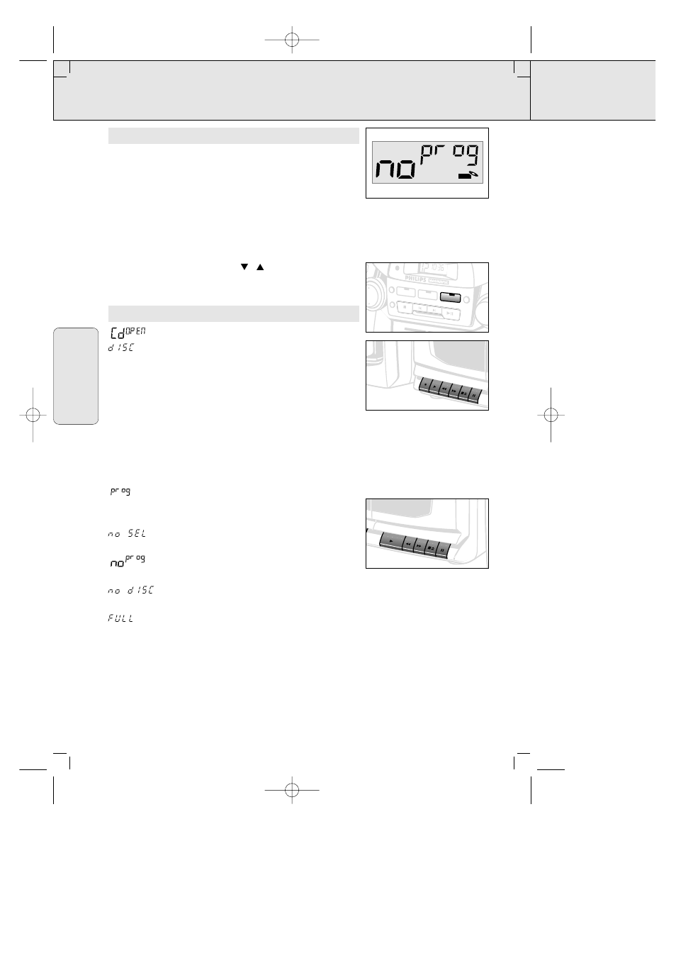 Radio reproductor de cd, Espa ñ ol | Philips Magnavox AZ 2755 User Manual | Page 42 / 47