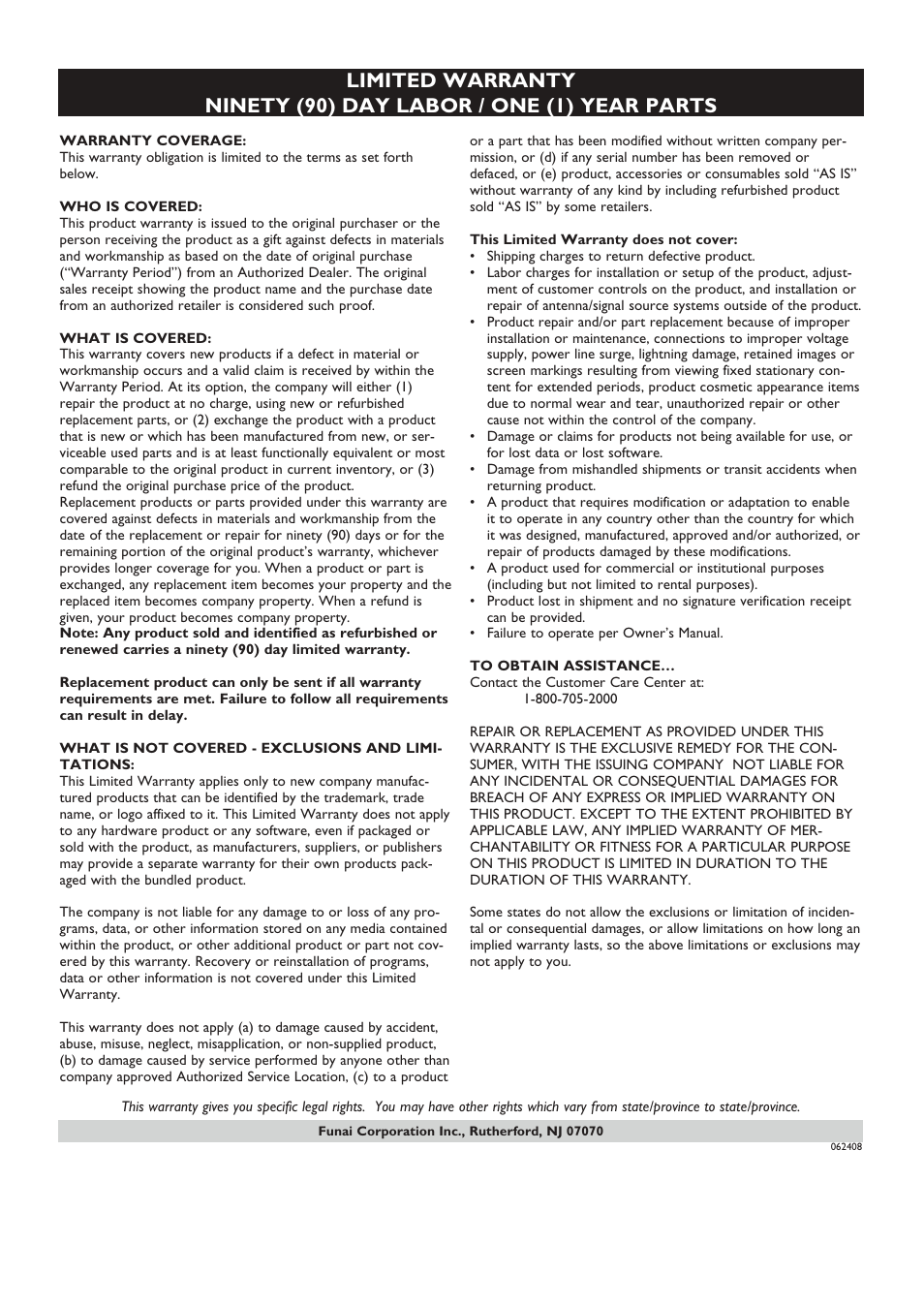 Philips Magnavox 32MF338B User Manual | Page 38 / 38