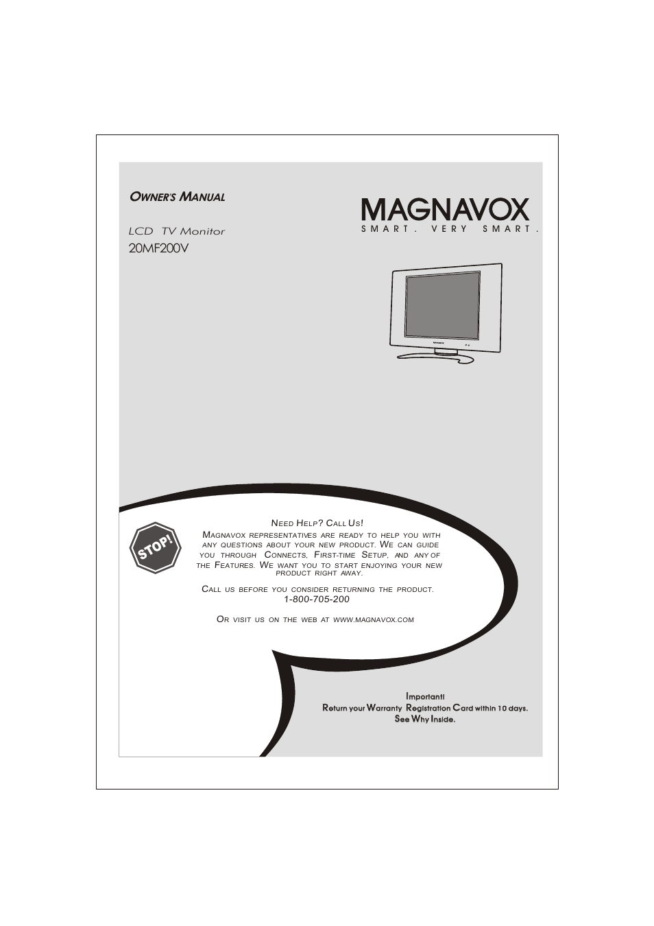 Philips Magnavox 20MF200V User Manual | 28 pages