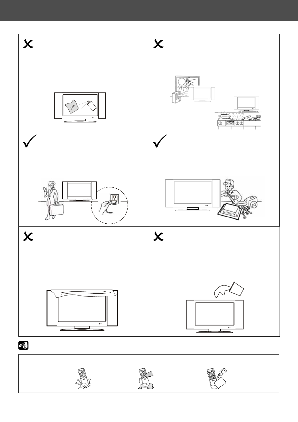 Precautions and reminders | Philips Magnavox 42MF 130A User Manual | Page 7 / 17