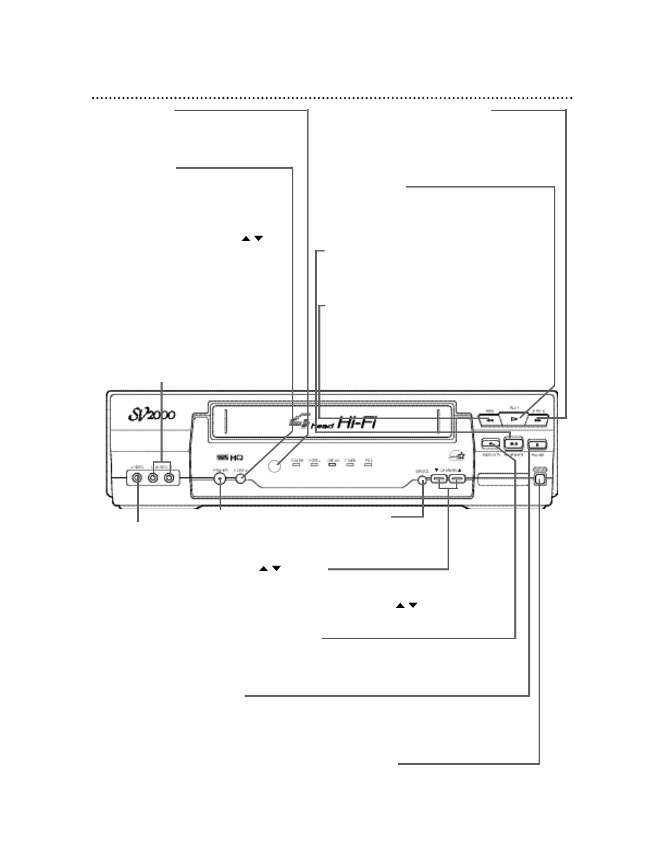 Front panel 21 | Philips SVB106AT User Manual | Page 21 / 52