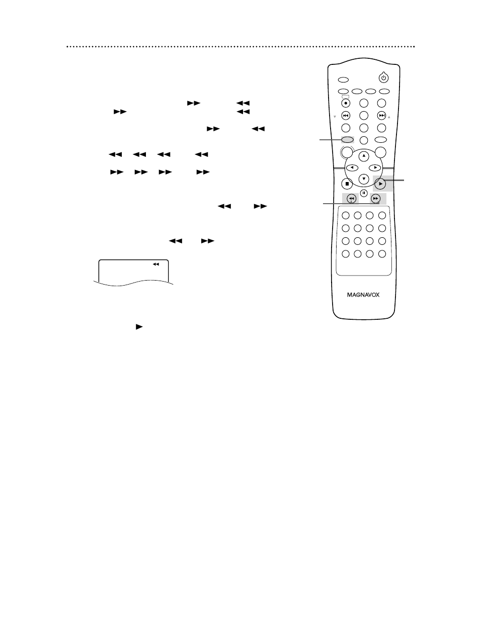 Fast forward/reverse search 49 | Philips Magnavox MDV 530 VR User Manual | Page 49 / 80