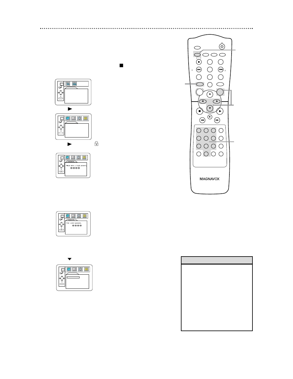 56 parental controls password, Helpful hints | Philips Magnavox MDV 530 VR User Manual | Page 56 / 80