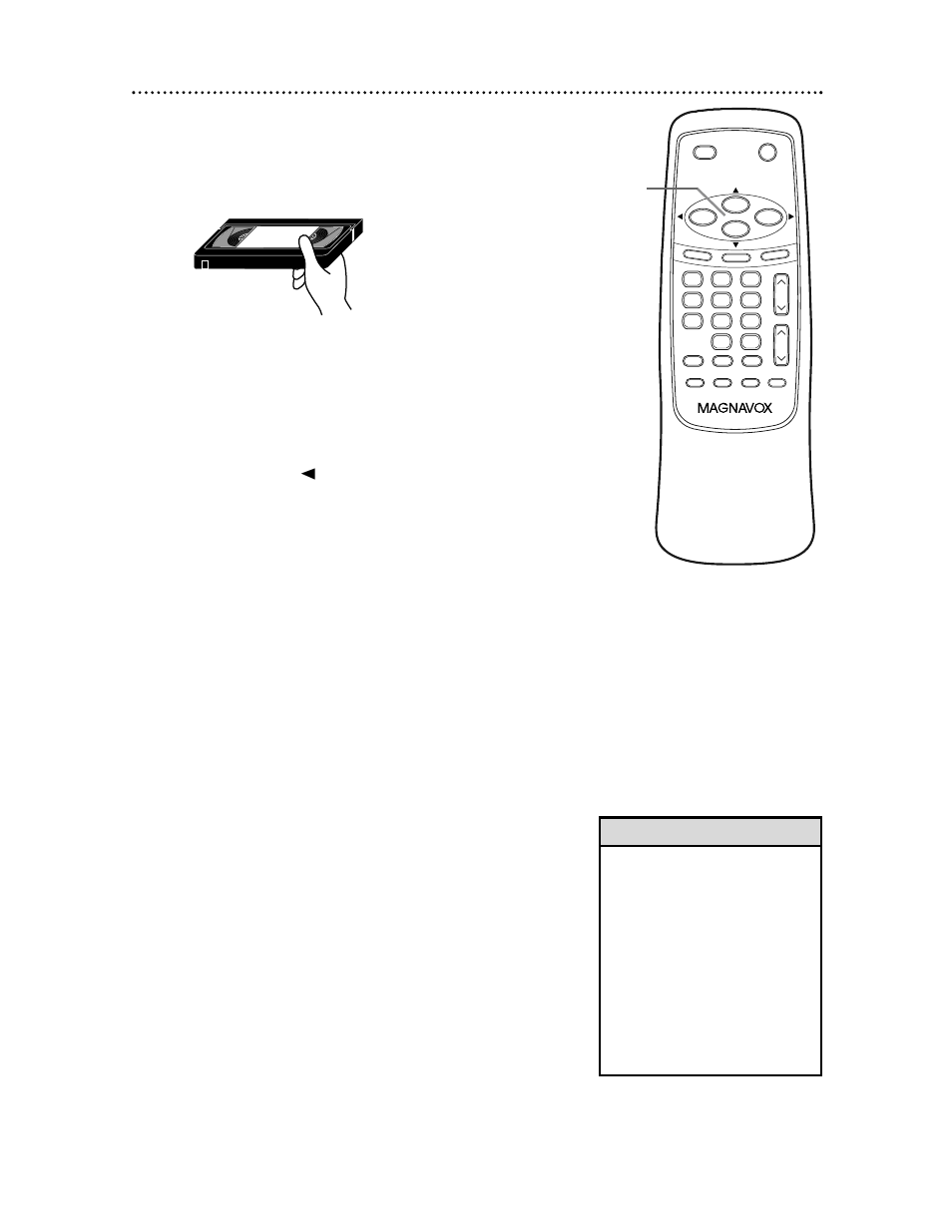 Playing a videotape 9 | Philips Magnavox MC194EMG User Manual | Page 9 / 44