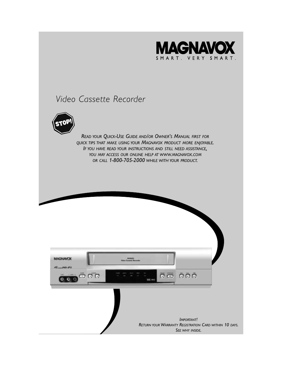 Philips Magnavox MVR450MG/17 User Manual | 47 pages