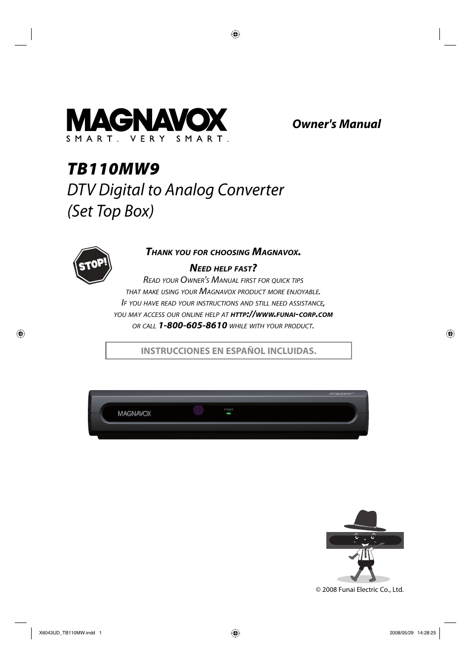 Philips Magnavox TB110MW9 User Manual | 32 pages