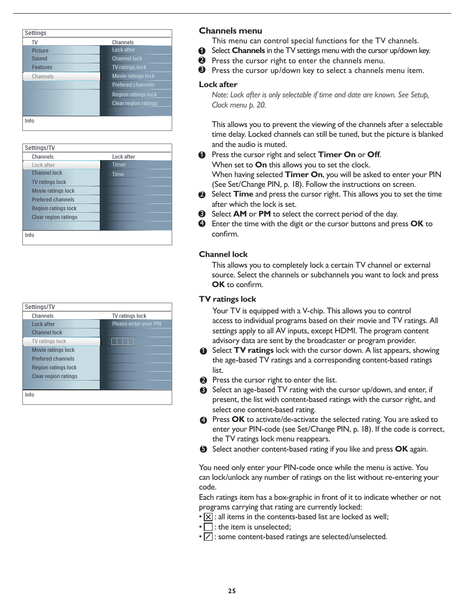 Philips Magnavox 32MD251D User Manual | Page 25 / 46