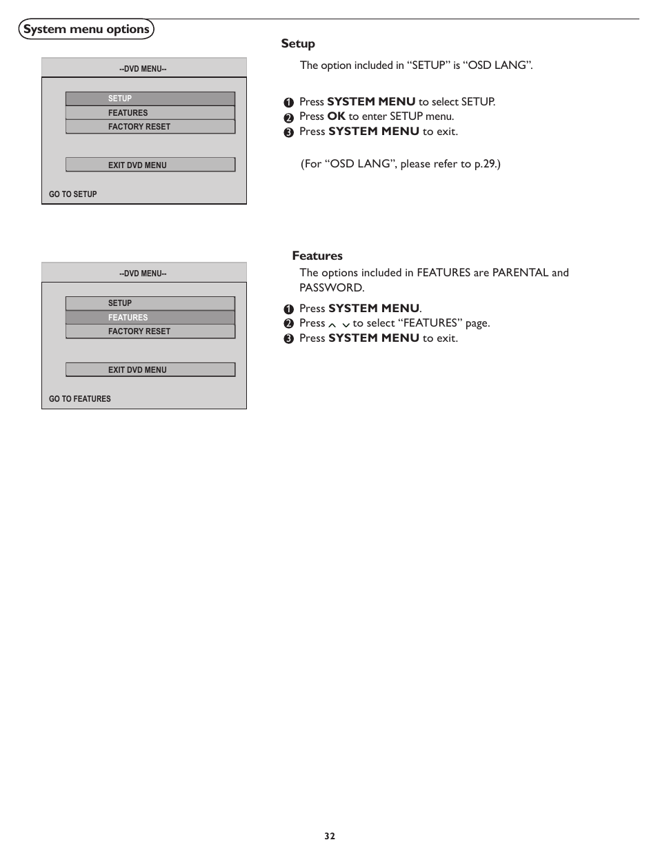 Philips Magnavox 32MD251D User Manual | Page 32 / 46