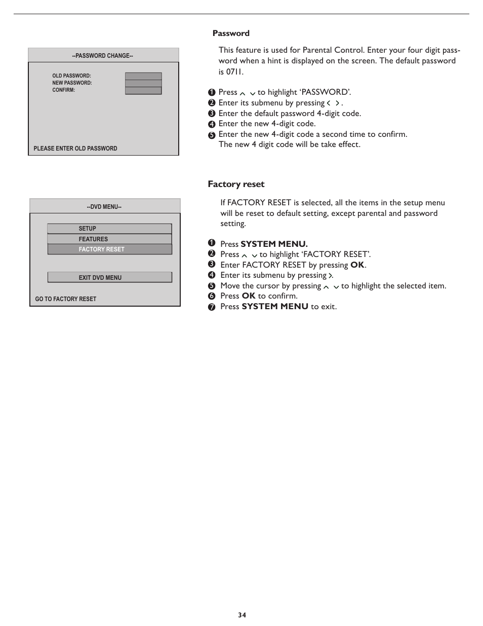 Philips Magnavox 32MD251D User Manual | Page 34 / 46