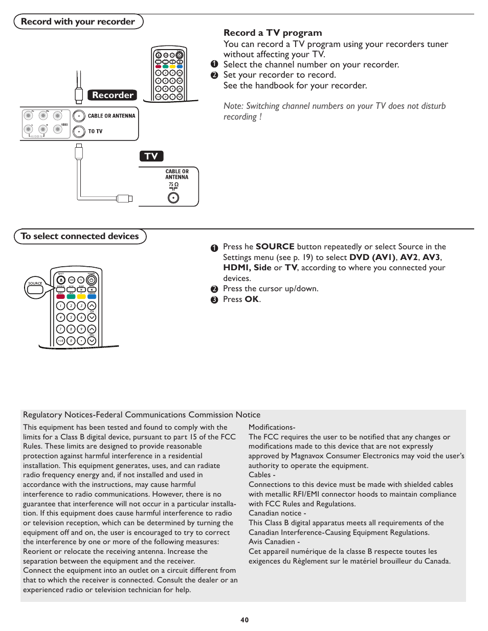 Philips Magnavox 32MD251D User Manual | Page 40 / 46