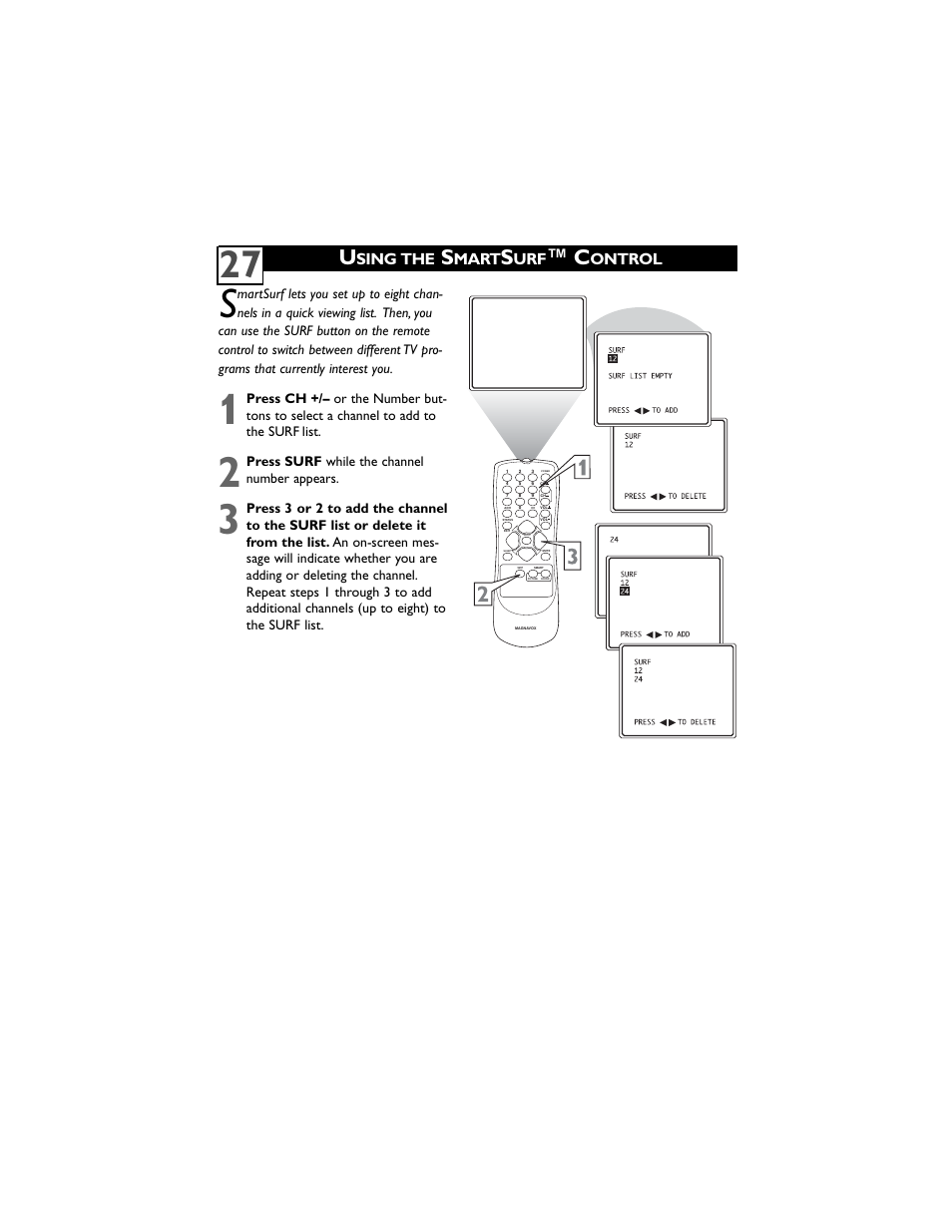 Sing the, Mart, Ontrol | Philips Magnavox 32MT3305/17 User Manual | Page 31 / 34