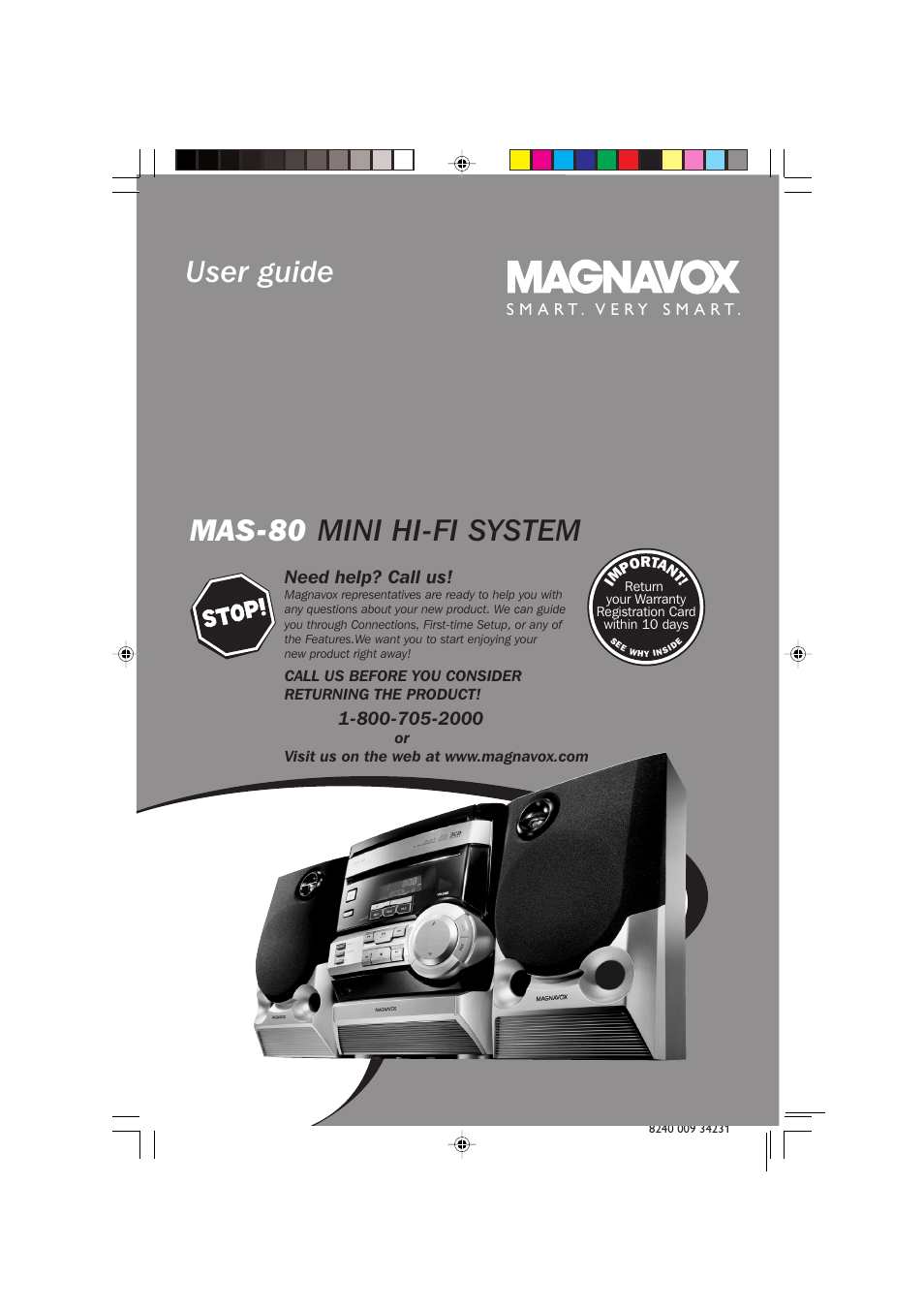 Philips Magnavox MAS-80 User Manual | 26 pages