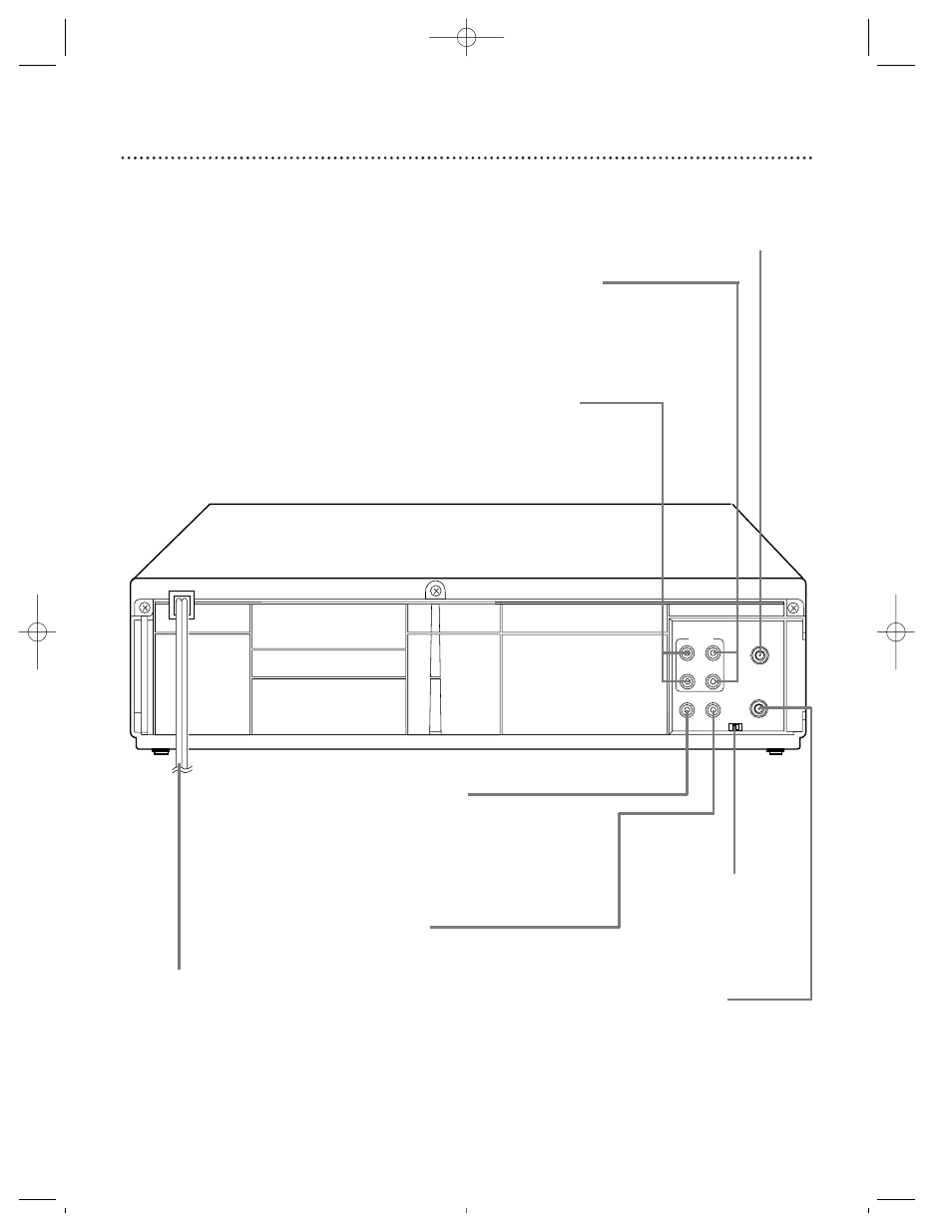 Rear panel 25 | Philips Magnavox VRZ263AT User Manual | Page 25 / 56