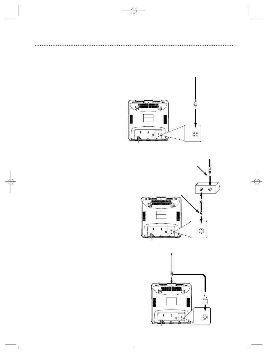 A. b, 6 hooking up the tv/vcr | Philips Magnavox CCZ196AT User Manual | Page 6 / 64