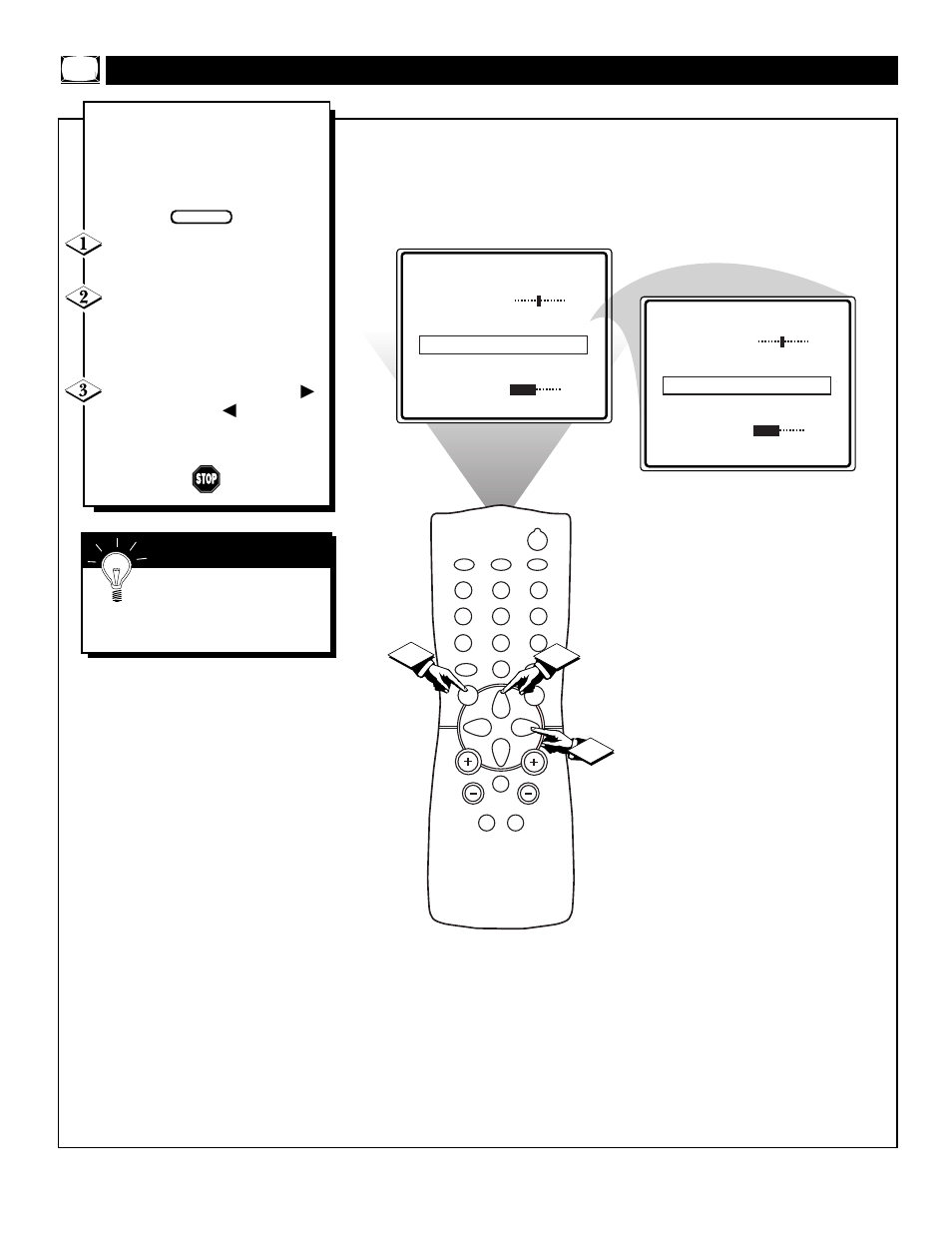 Ctivating the, Ontrast, Lack | Tretch, Ontrol | Philips Magnavox 19PS56C User Manual | Page 16 / 40