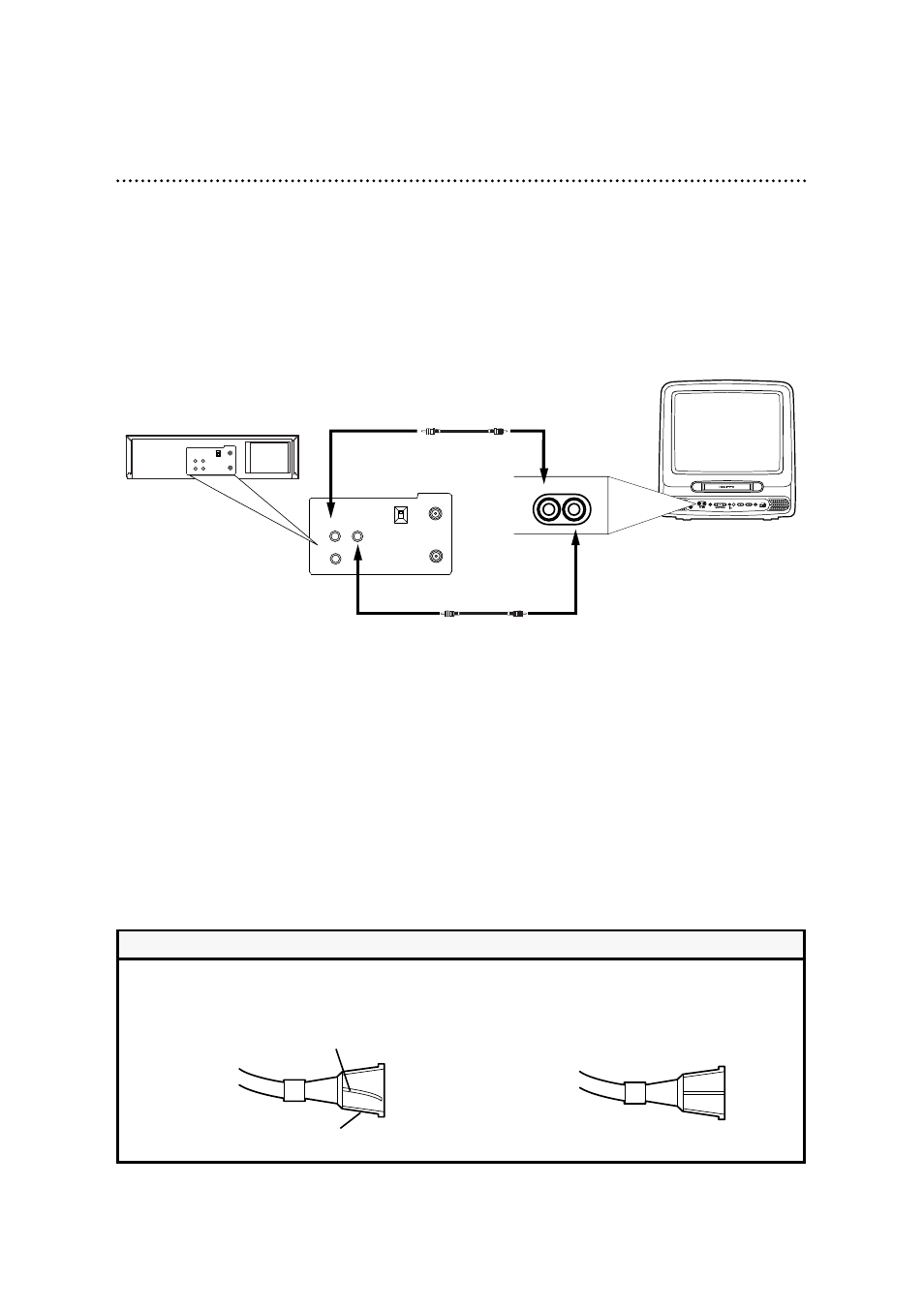 Hooking up the tv/vcr (cont’d) 7, Helpful hints, Plug in the tv/vcr | Before you turn on the tv/vcr, go to page eight | Philips Magnavox CCA191AT User Manual | Page 7 / 60