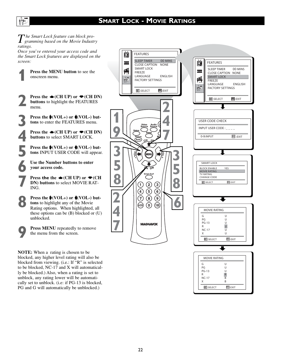 Philips Magnavox 15MF200V/37 User Manual | Page 22 / 40