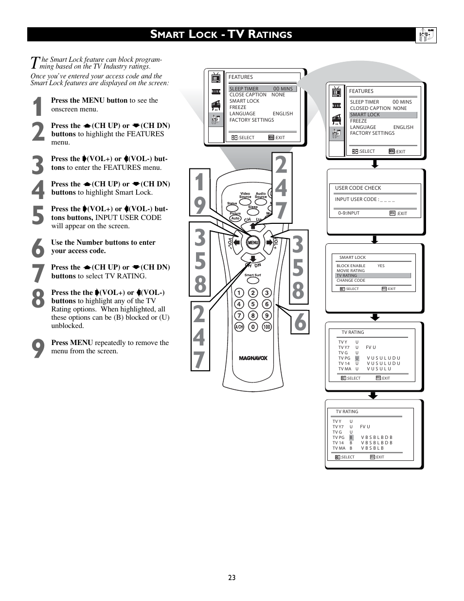 Philips Magnavox 15MF200V/37 User Manual | Page 23 / 40