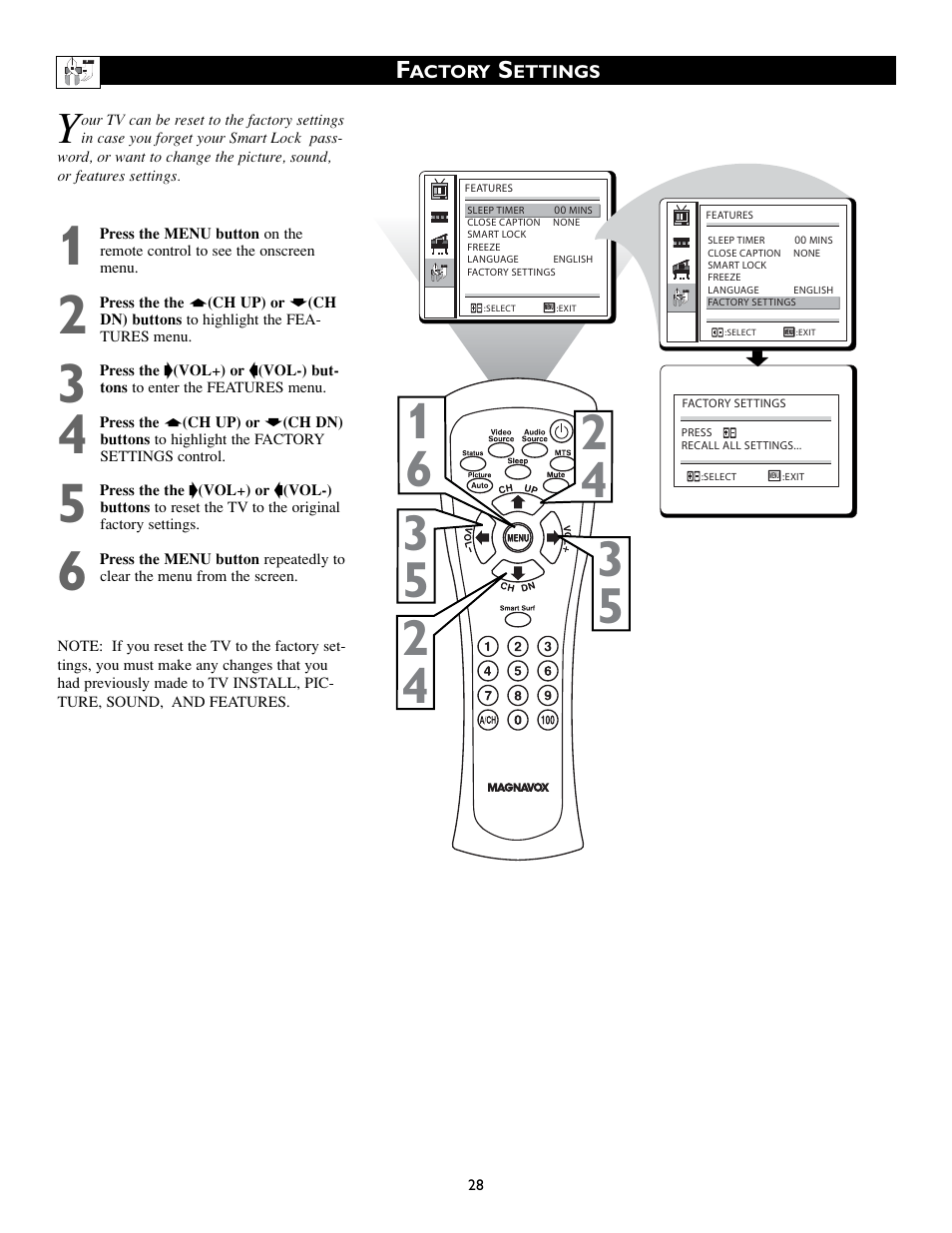 Philips Magnavox 15MF200V/37 User Manual | Page 28 / 40