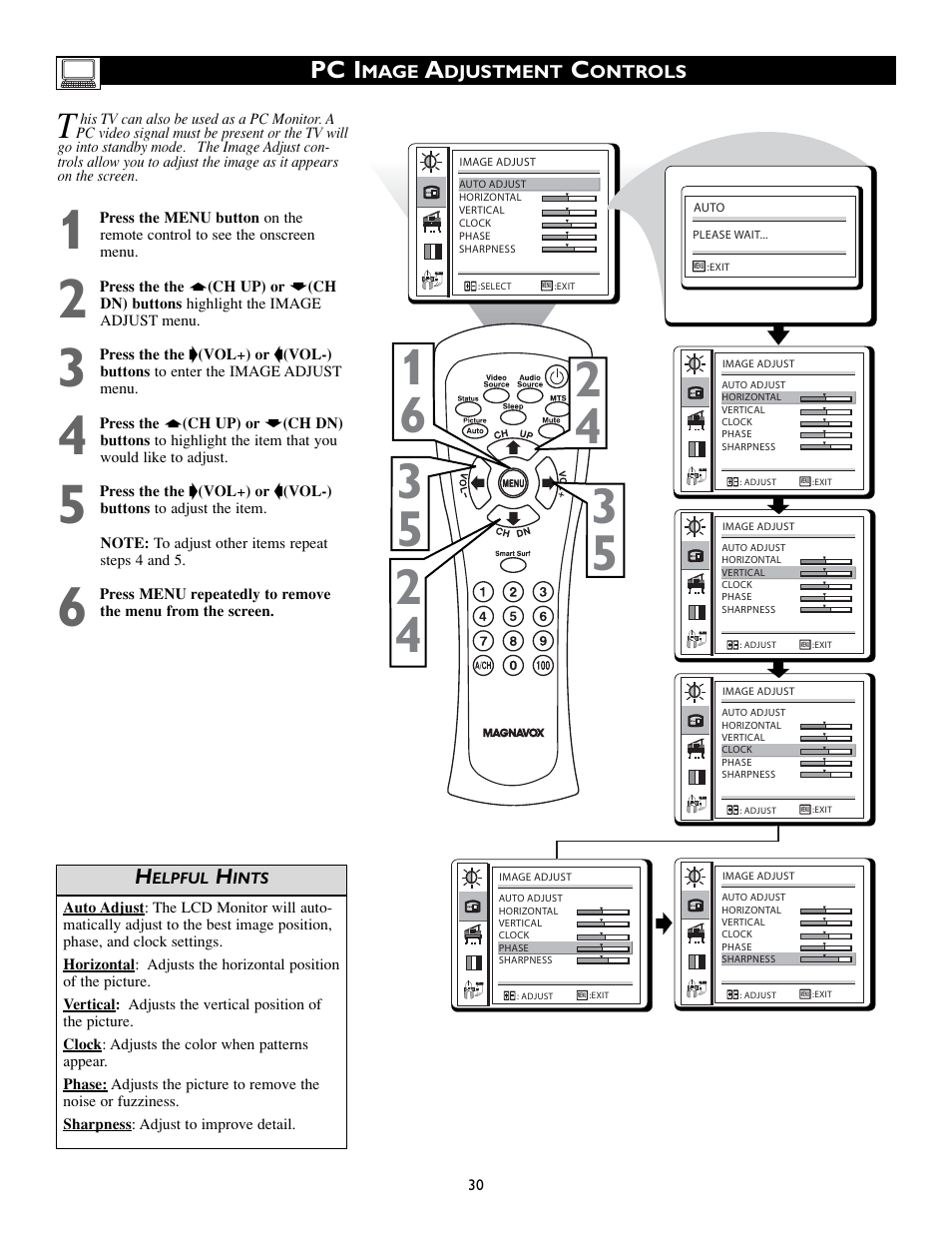 Pc i | Philips Magnavox 15MF200V/37 User Manual | Page 30 / 40