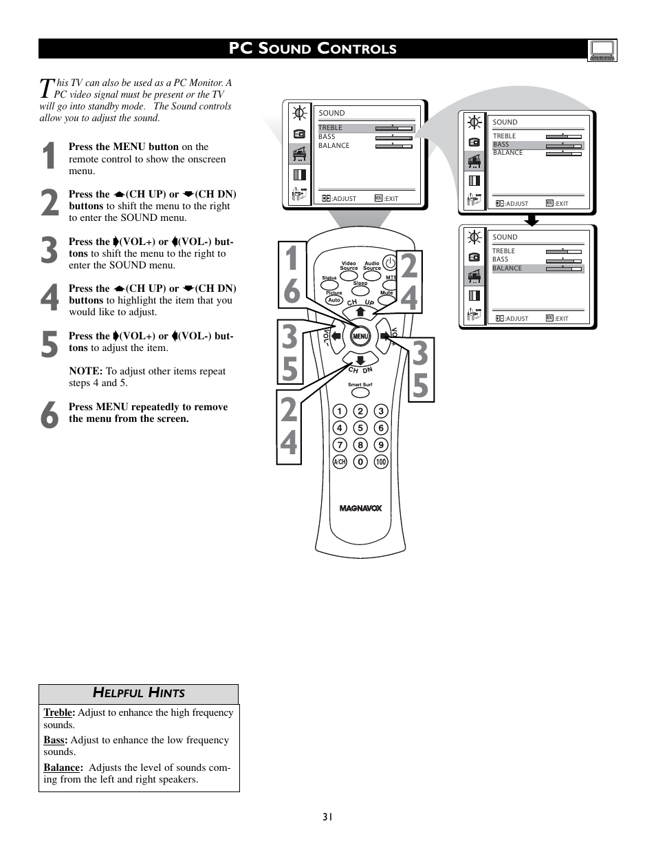 Philips Magnavox 15MF200V/37 User Manual | Page 31 / 40