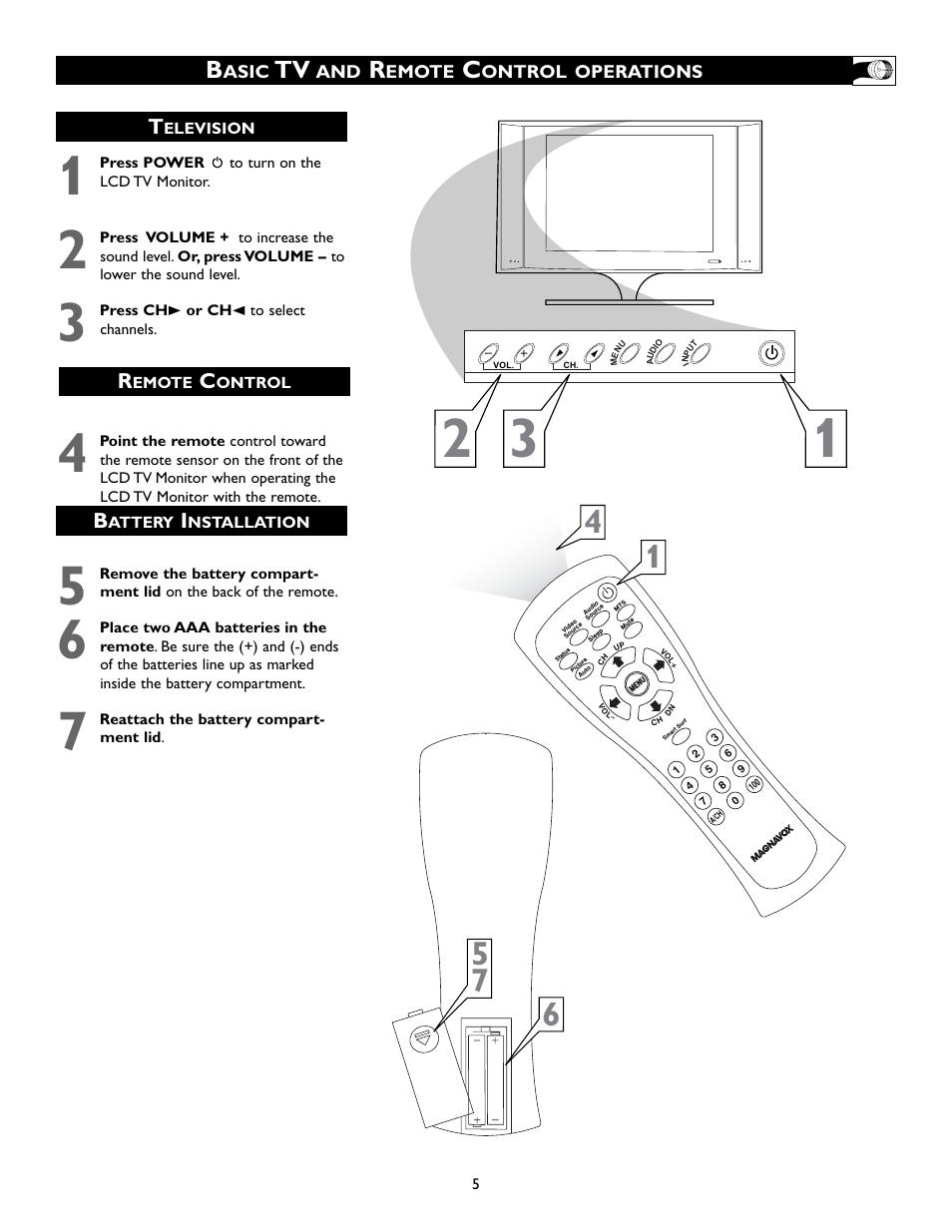 Philips Magnavox 15MF200V/37 User Manual | Page 5 / 40