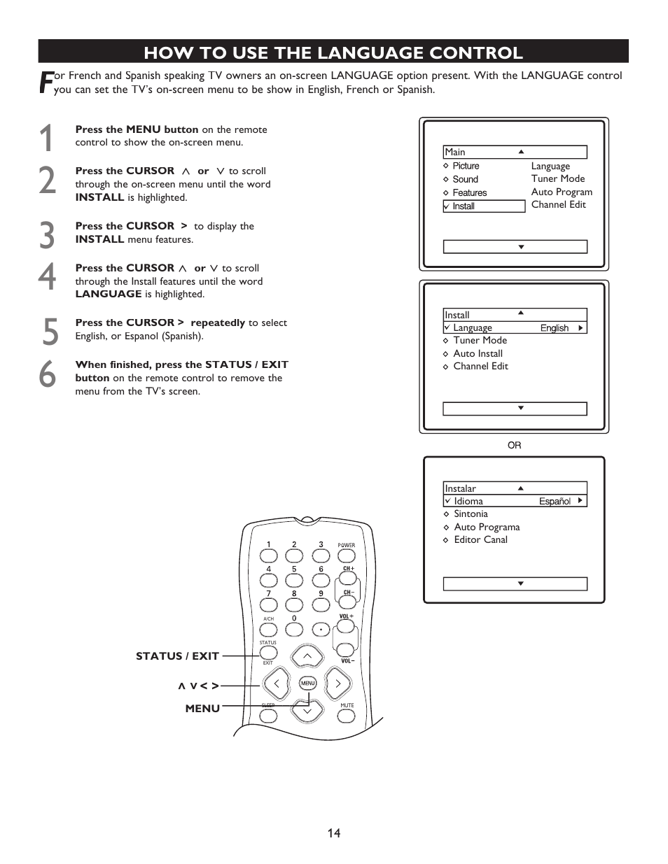 Philips Magnavox 20MT4405 User Manual | Page 14 / 34