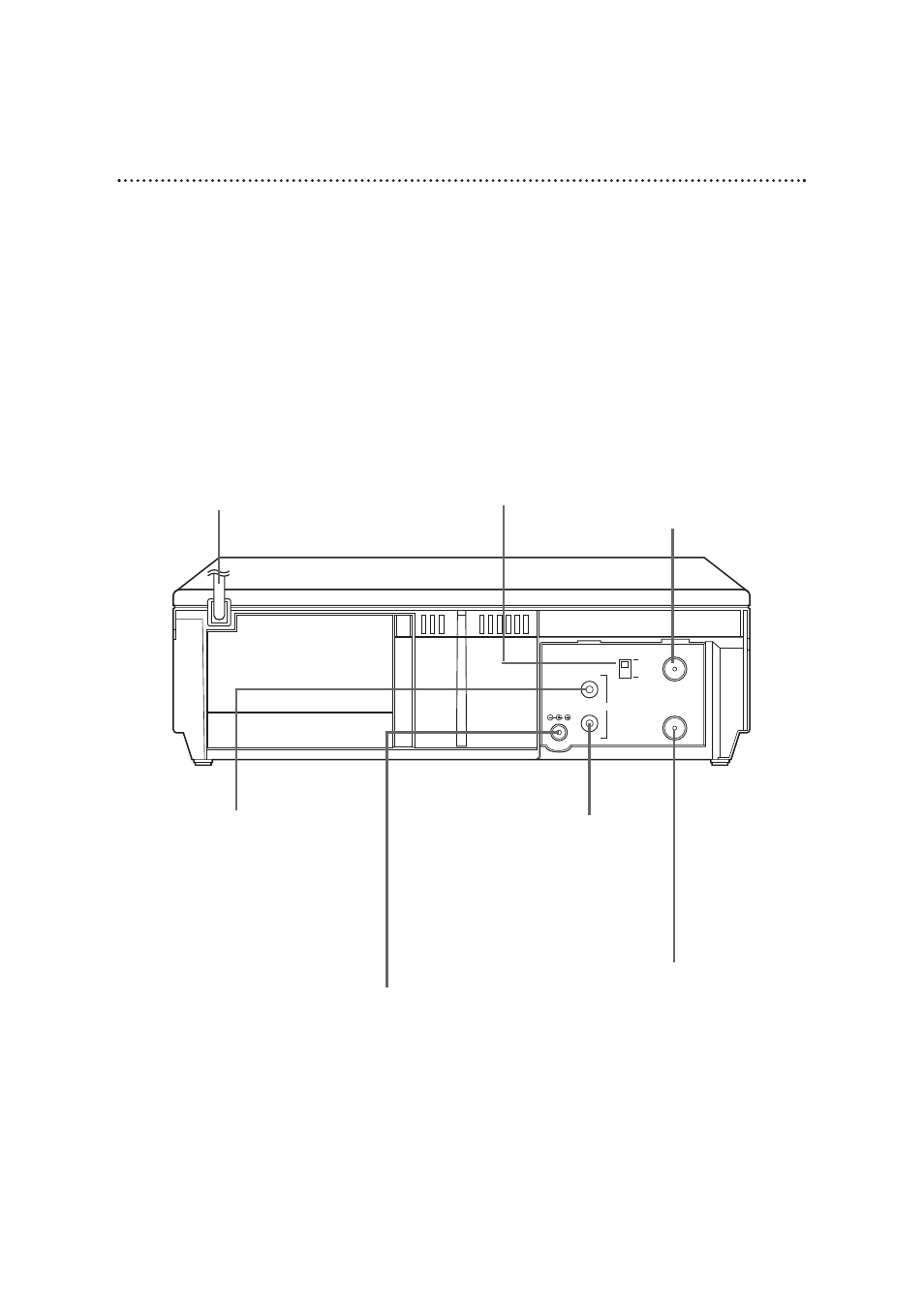 Rear panel 15 | Philips Magnavox VPA115PR User Manual | Page 15 / 24