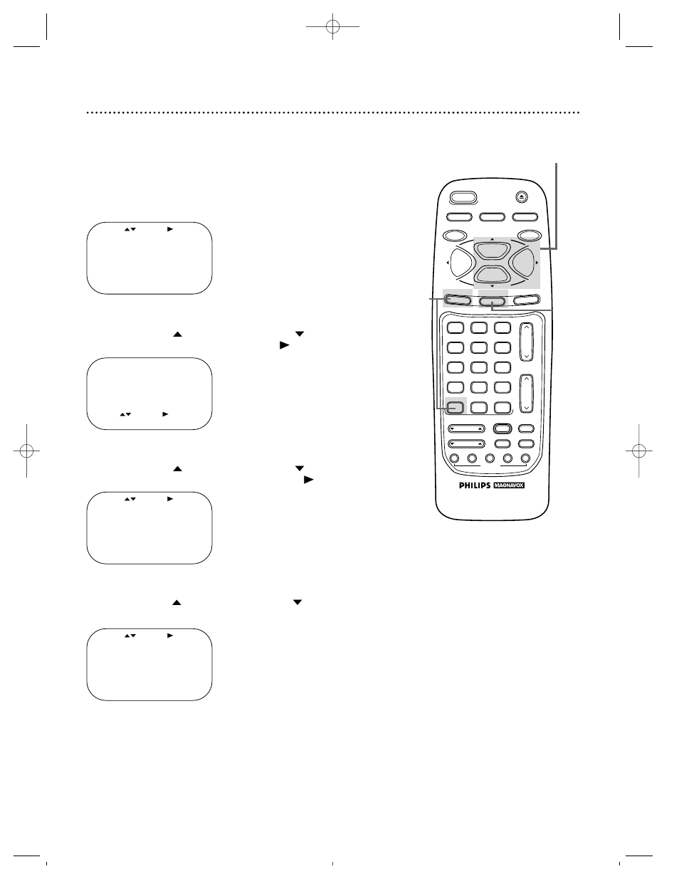 18 setting the clock (cont’d), Time zone | Philips Magnavox VRZ362AT User Manual | Page 18 / 64