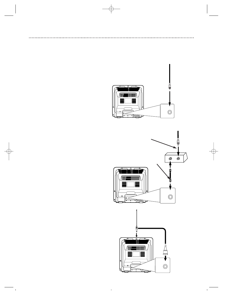 A. b, 6 hooking up the tv/vcr | Philips Magnavox CCZ252AT User Manual | Page 6 / 52