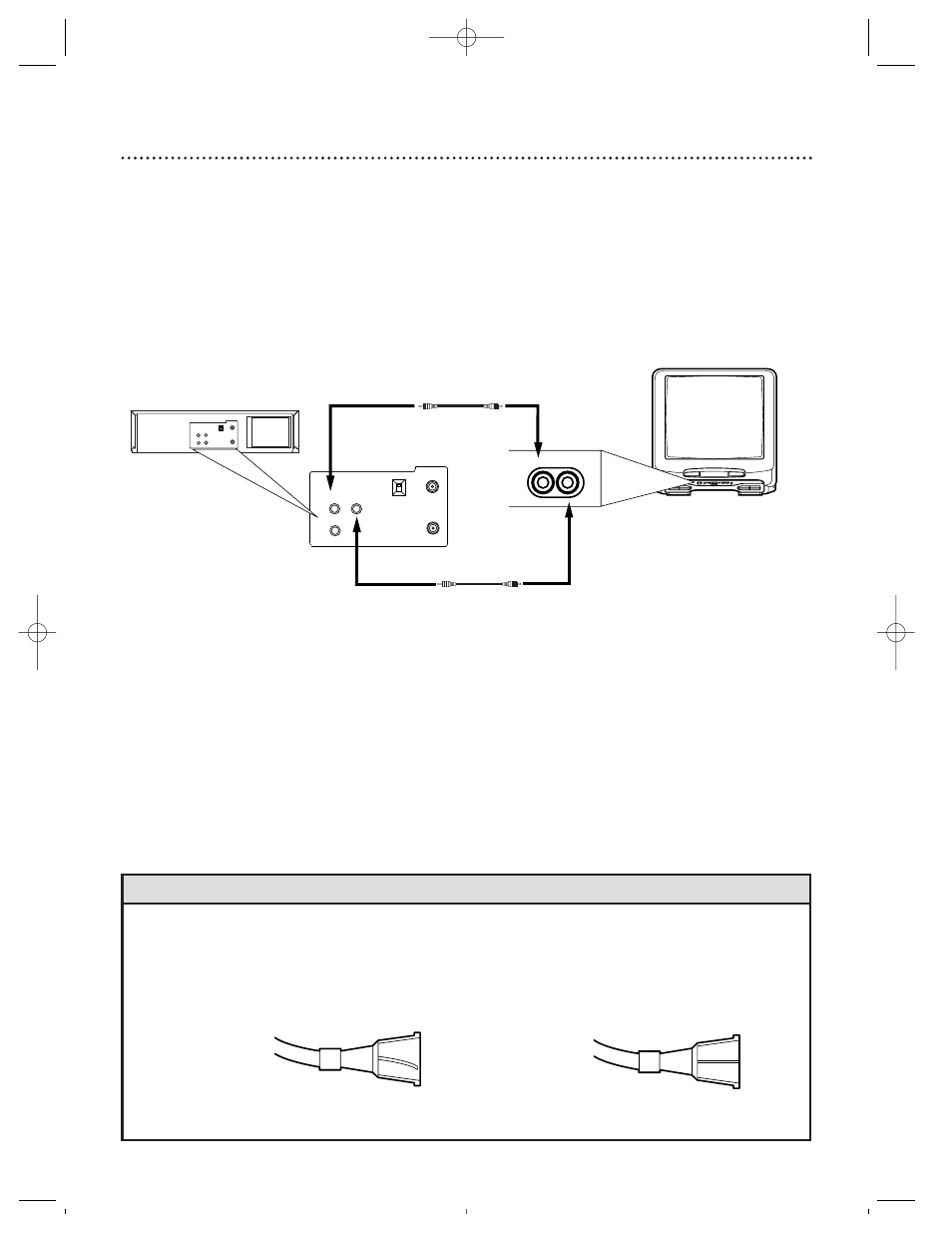 Hooking up the tv/vcr (cont’d) 7, Helpful hints, Plug in the tv/vcr | Before you turn on the tv/vcr, go to page eight | Philips Magnavox CCZ252AT User Manual | Page 7 / 52