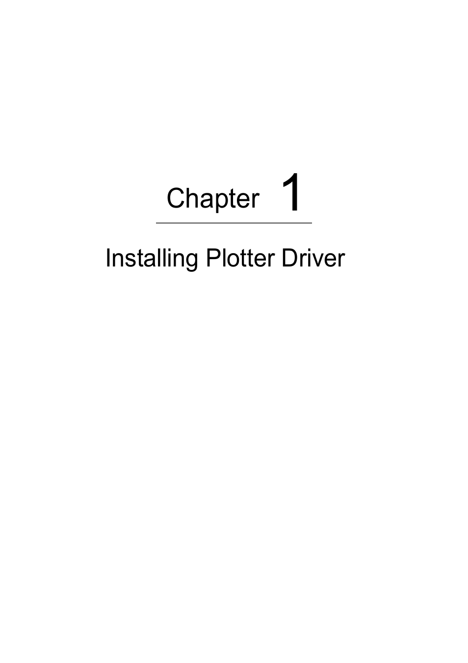 Installing plotter driver, Chapter 1, Chapter | Philips Magnavox 701P41586 User Manual | Page 9 / 22