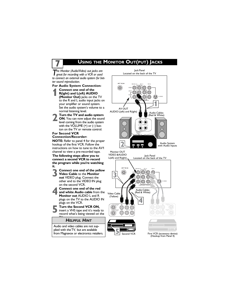 Sing the, Onitor, Acks | Philips Magnavox 27MS4504R User Manual | Page 11 / 34