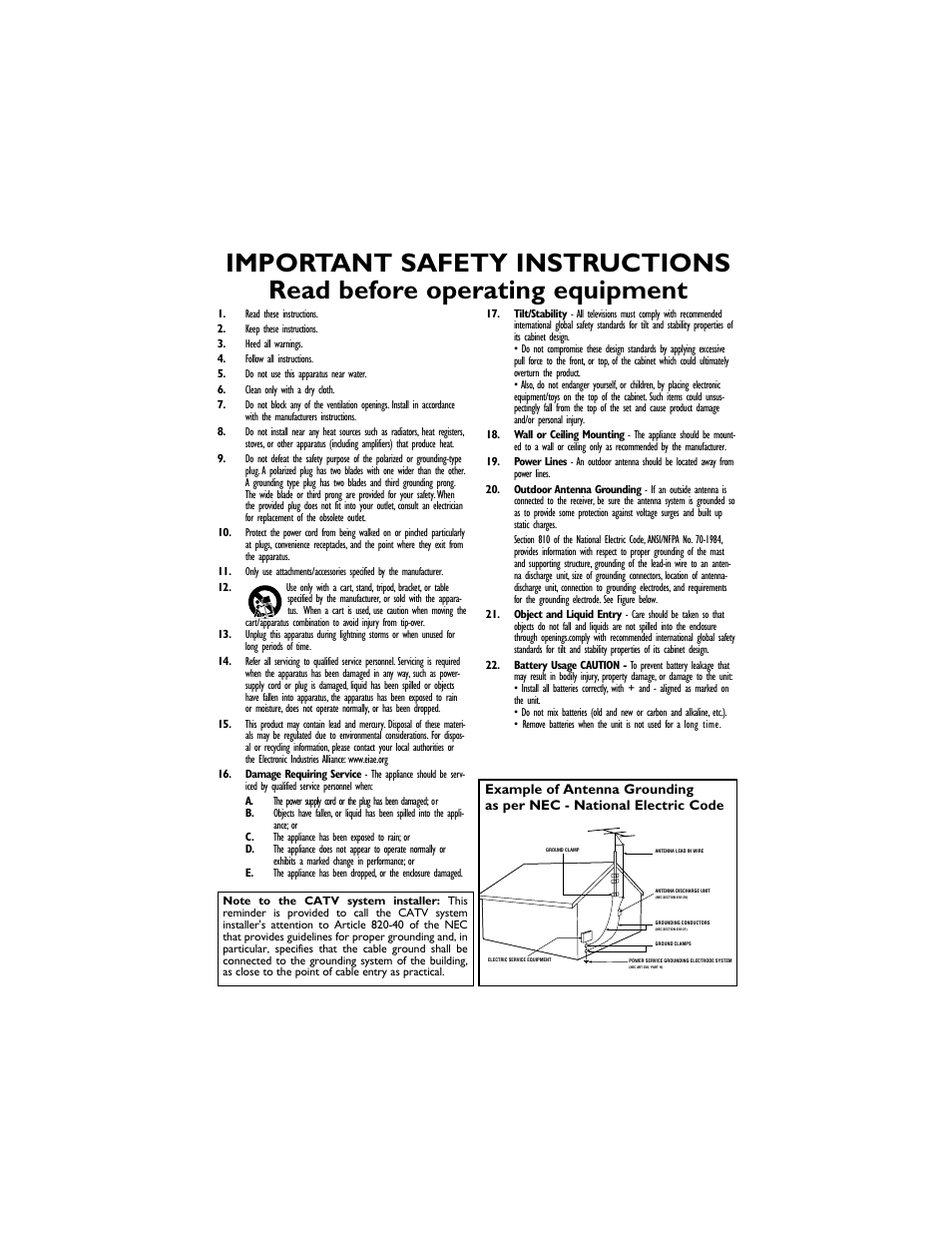 Philips Magnavox 27MS4504R User Manual | Page 3 / 34