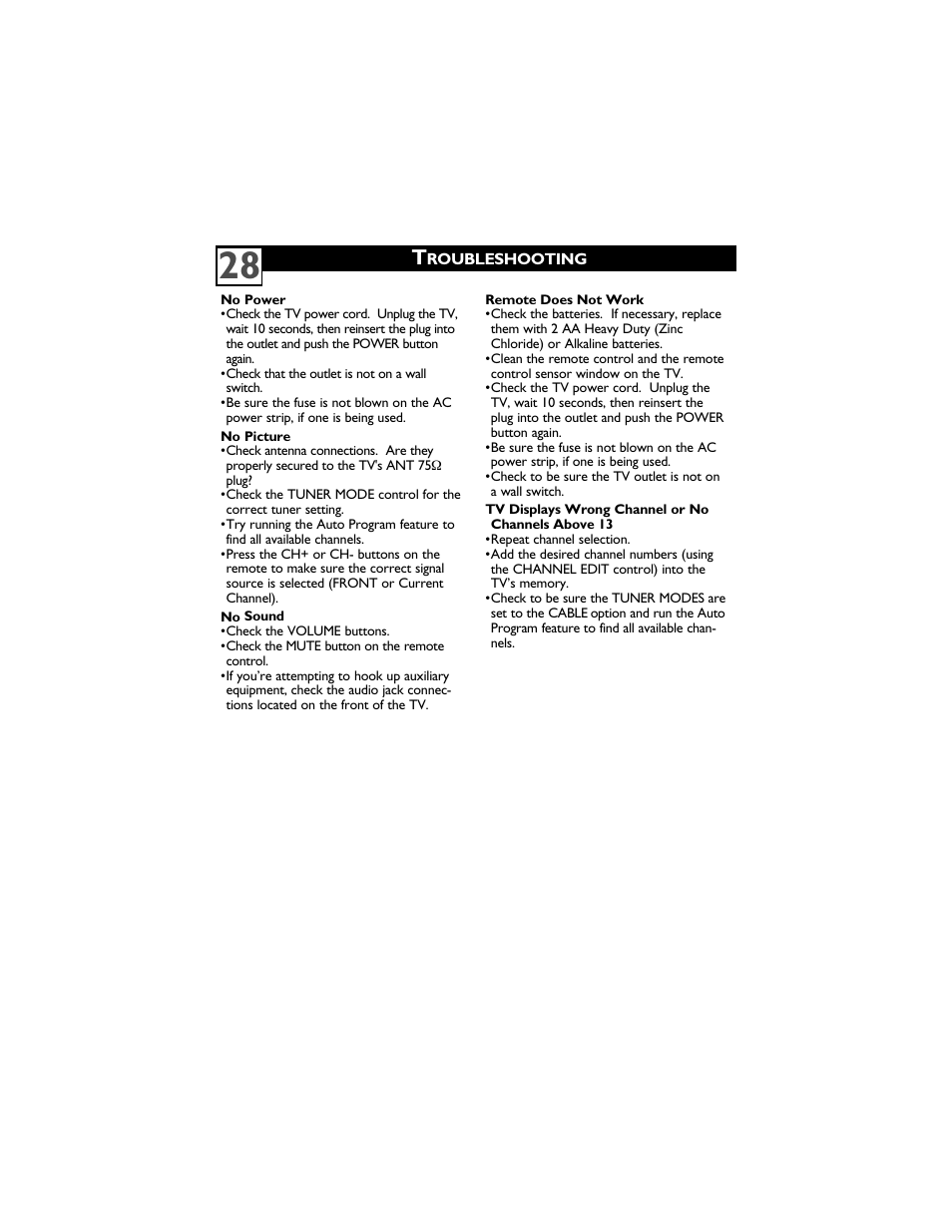 Philips Magnavox 27MS4504R User Manual | Page 32 / 34