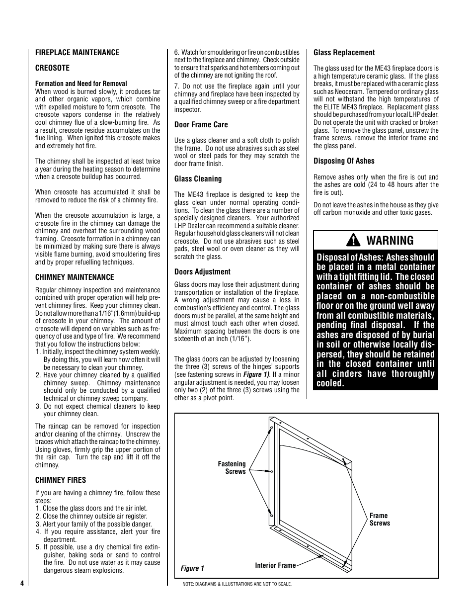 Warning | Philips Magnavox ELITE ME43BKSP User Manual | Page 4 / 24