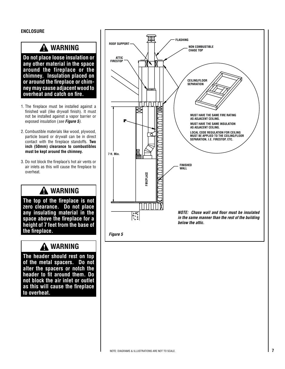 Warning | Philips Magnavox ELITE ME43BKSP User Manual | Page 7 / 24