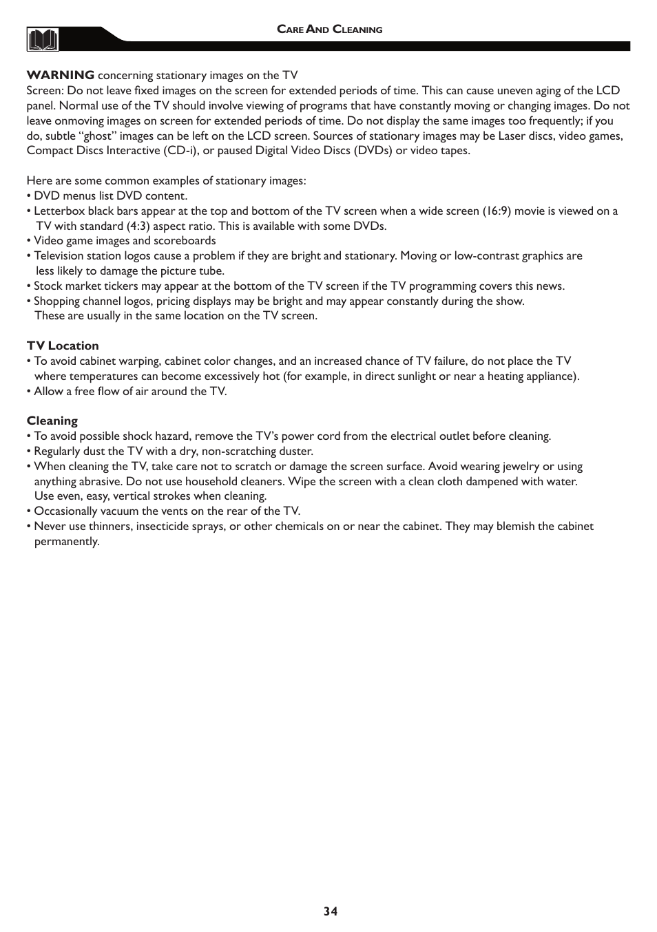 Philips Magnavox 15MF/20MF User Manual | Page 34 / 38