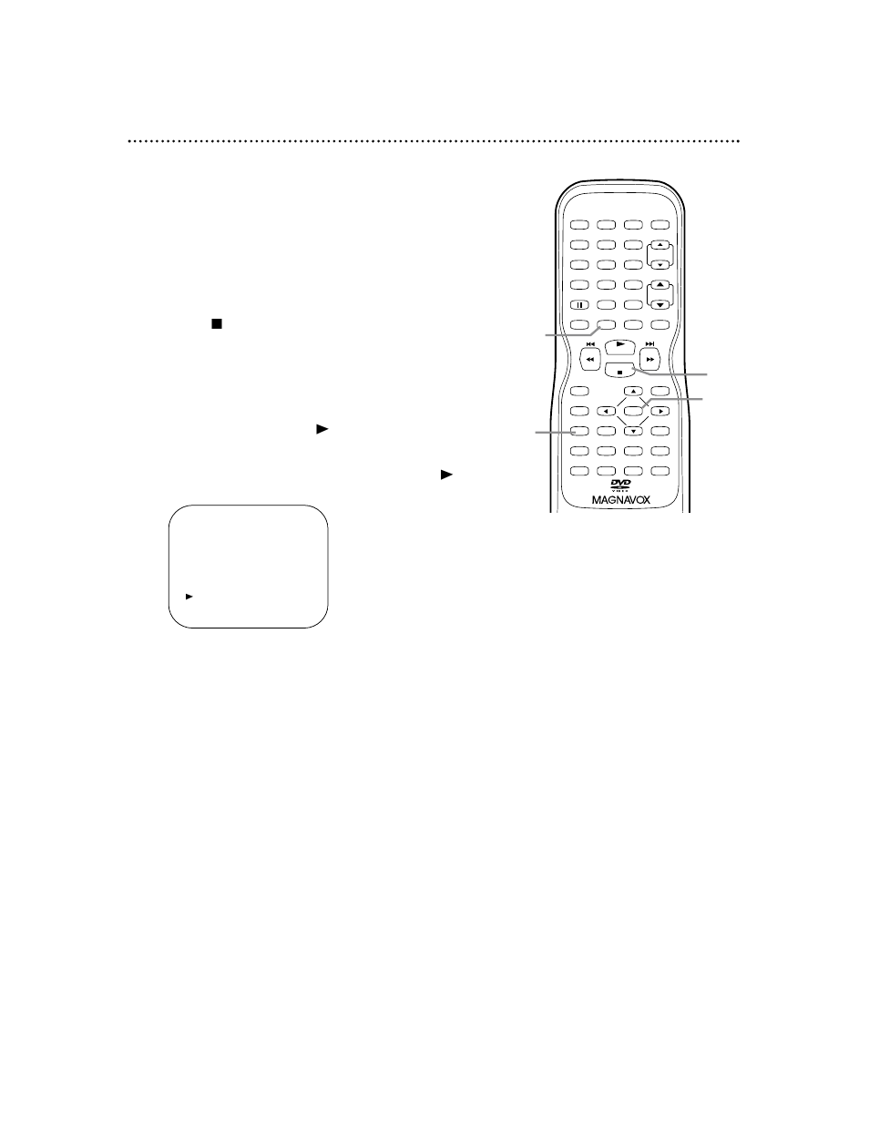 34 zero return (videotapes) | Philips Magnavox 27MDTR10S User Manual | Page 34 / 76