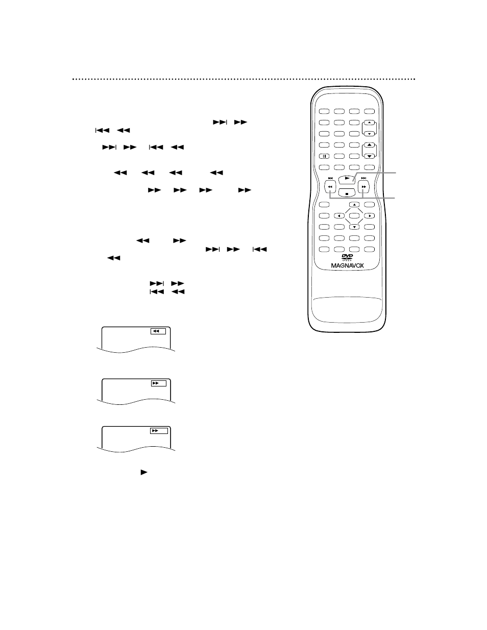 Fast forward/reverse search (discs) 49 | Philips Magnavox 27MDTR10S User Manual | Page 49 / 76