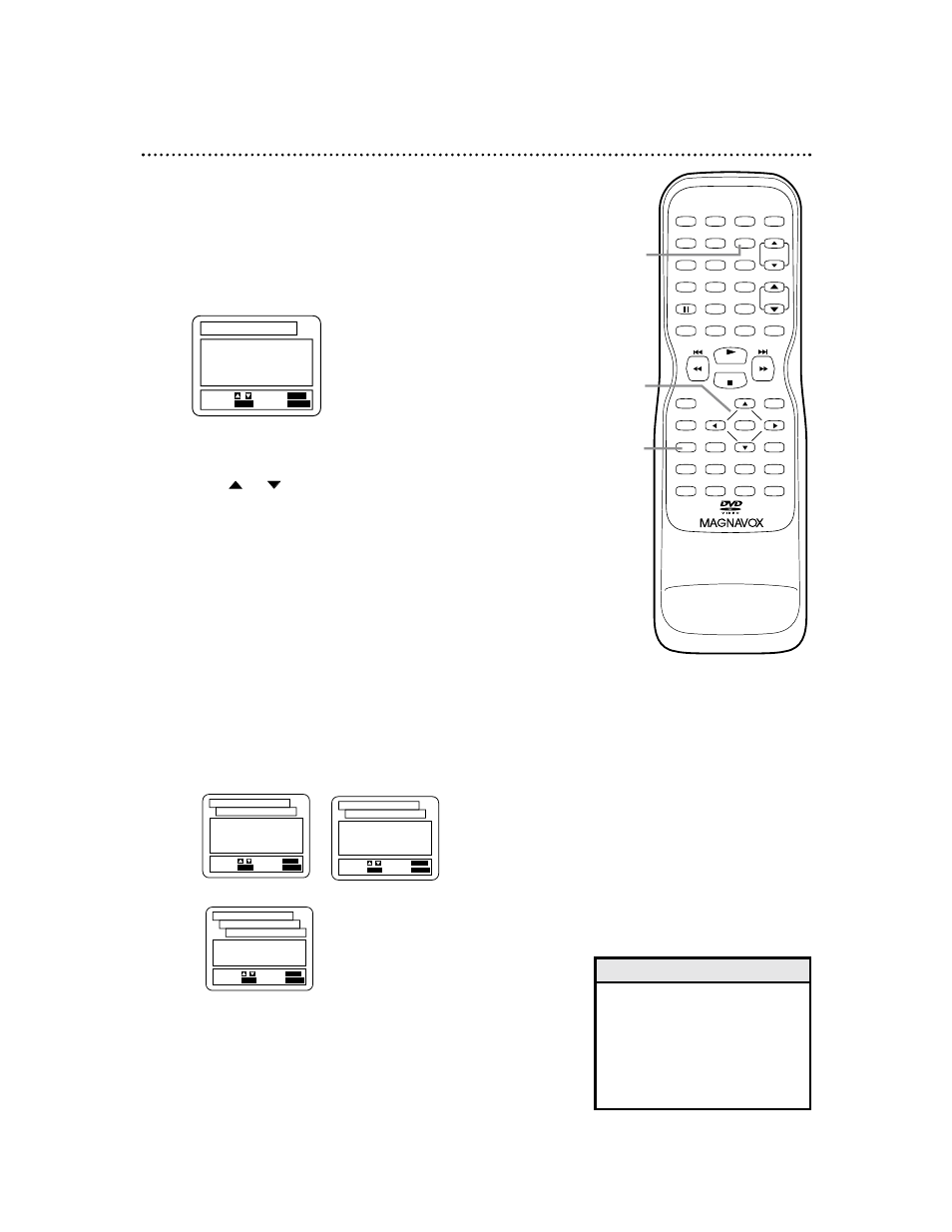 Audio settings (dvd mode) 65, Helpful hints, Press the number 3 button to select audio | Dolby digital, Down sampling | Philips Magnavox 27MDTR10S User Manual | Page 65 / 76