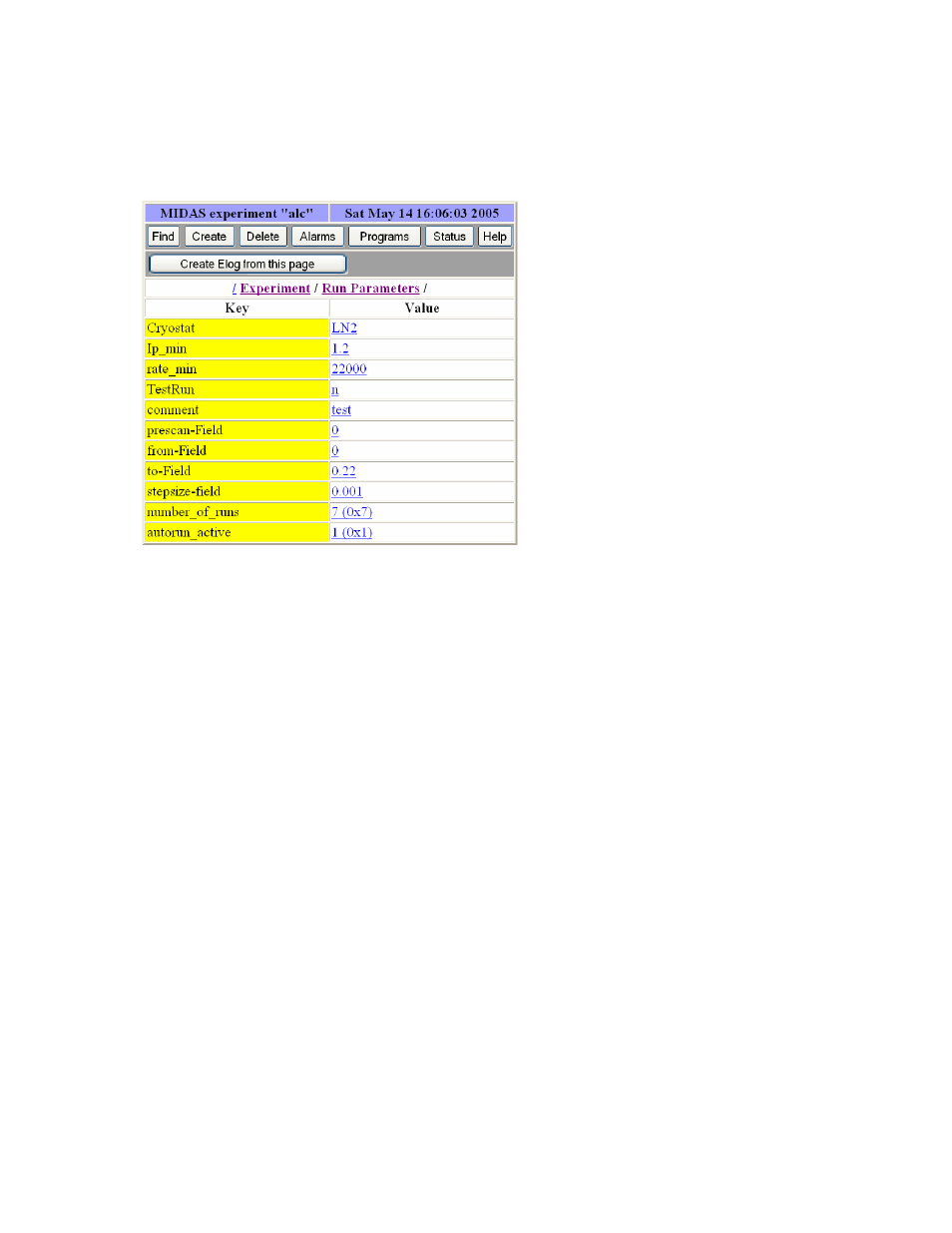 Appendix: some odb entries | Midas Consoles SR35 User Manual | Page 13 / 14