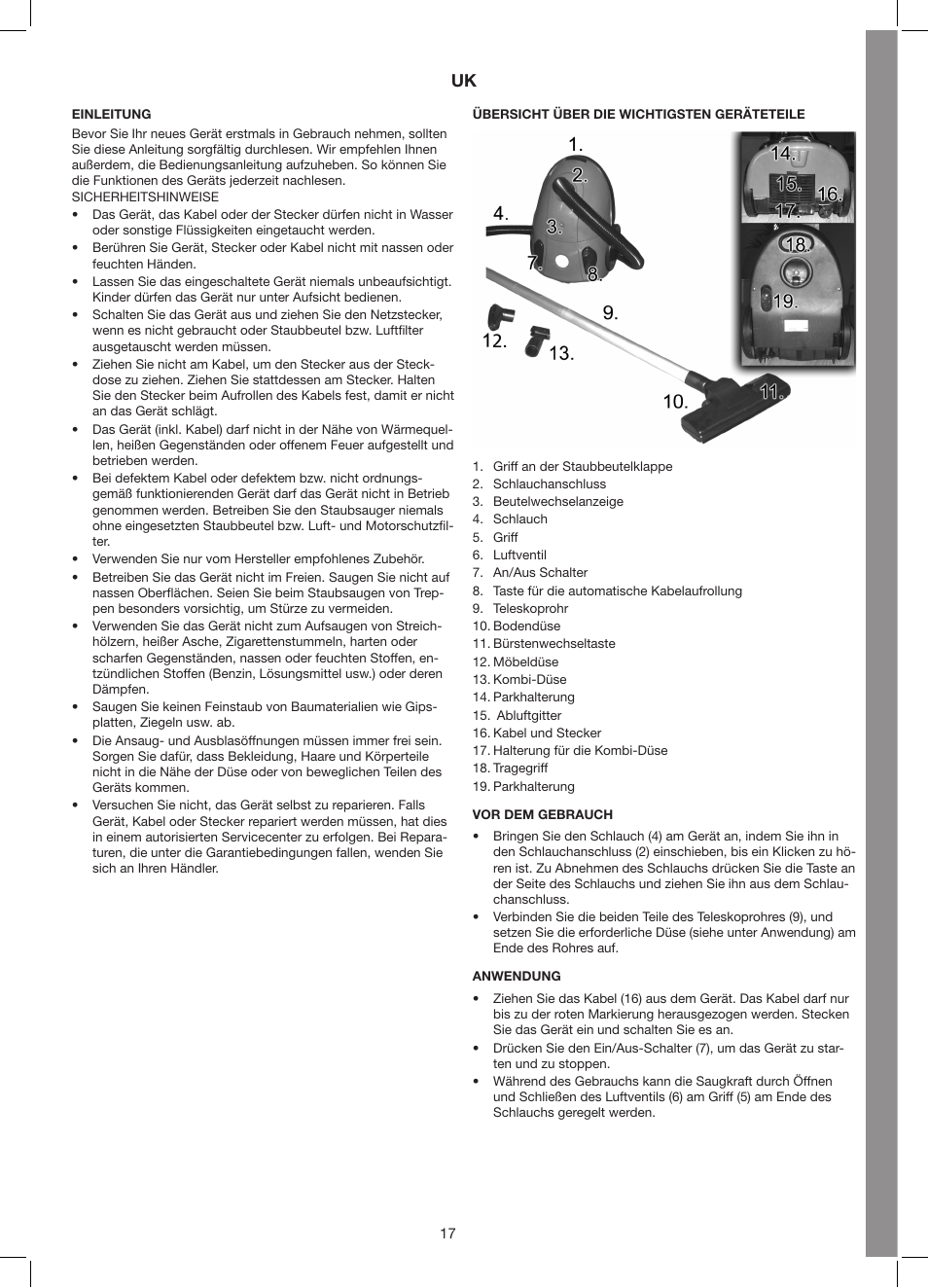 Melissa 640-131 User Manual | Page 17 / 24