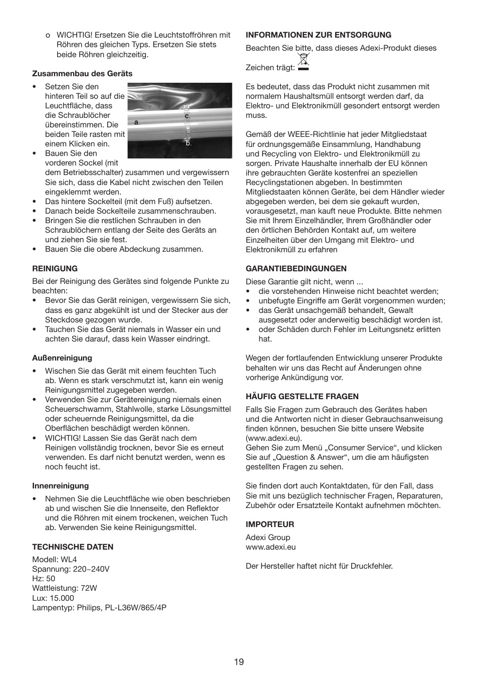 Melissa 237-003 User Manual | Page 19 / 23