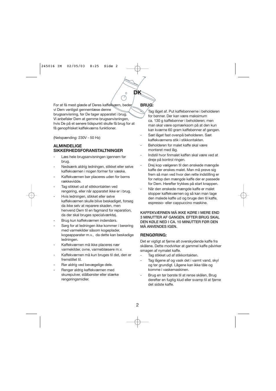 Melissa Black Series User Manual | Page 2 / 17