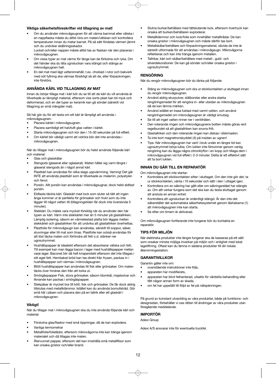 Melissa Steel Series 253-012 User Manual | Page 12 / 47