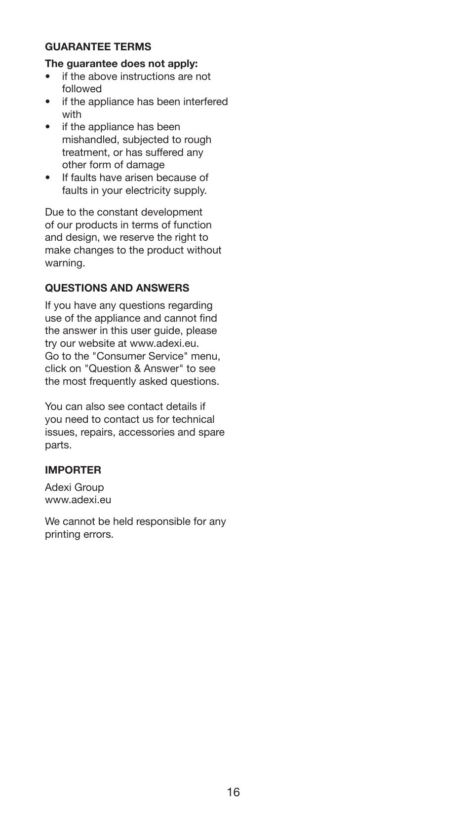 Melissa 635-092 User Manual | Page 16 / 25