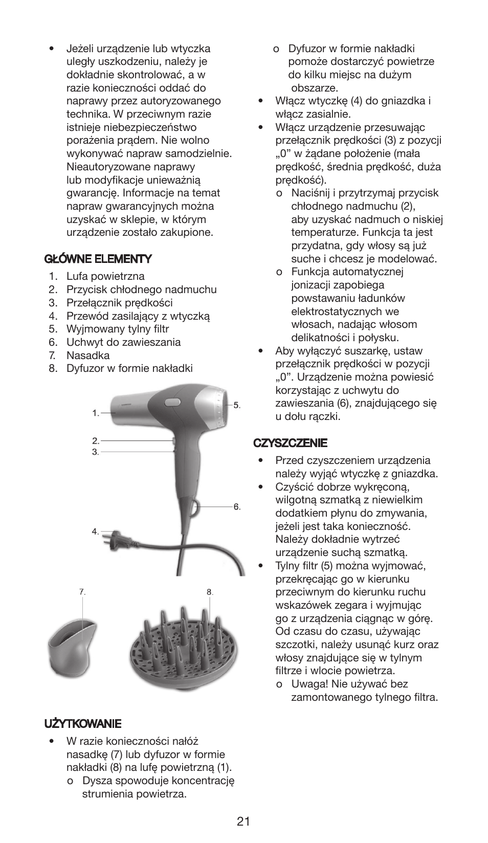 Melissa 635-092 User Manual | Page 21 / 25
