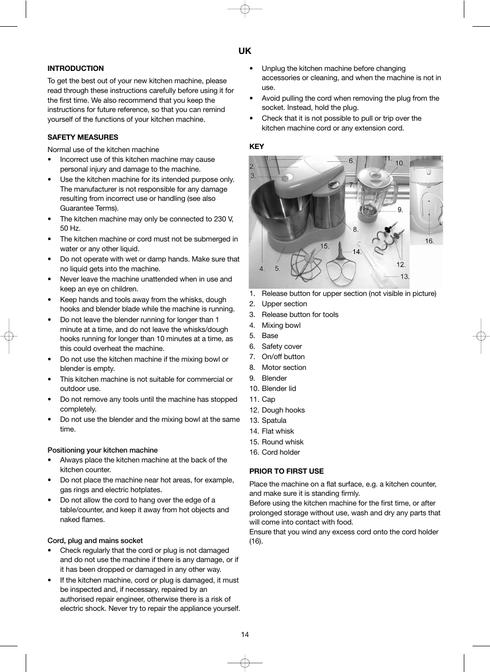 Melissa 246-016 User Manual | Page 14 / 28